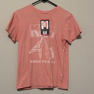 NWT Kiss Pink Band Tee